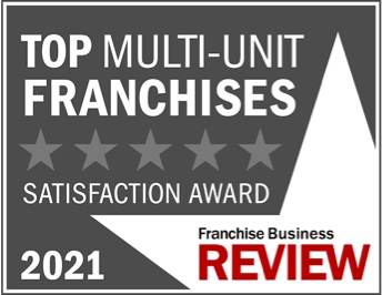Top Multi-Unit Franchises Satisfaction Award Winner 2022 - Franchise Business Review logo