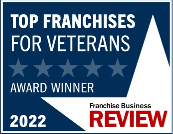 Top Franchises for Veterans Award Winner 2022 - Franchise Business Review logo